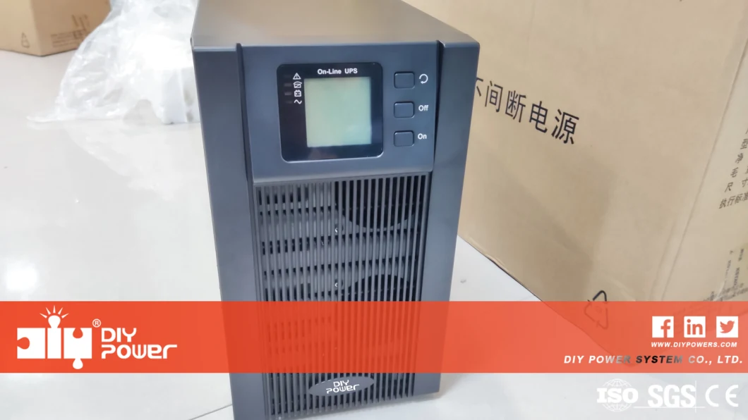 UPS Uninterruptible Power Supply 3 Phase Online Rack Mount 1kVA 3kVA 5kVA 10kVA on-Line Double Conversion China Factory