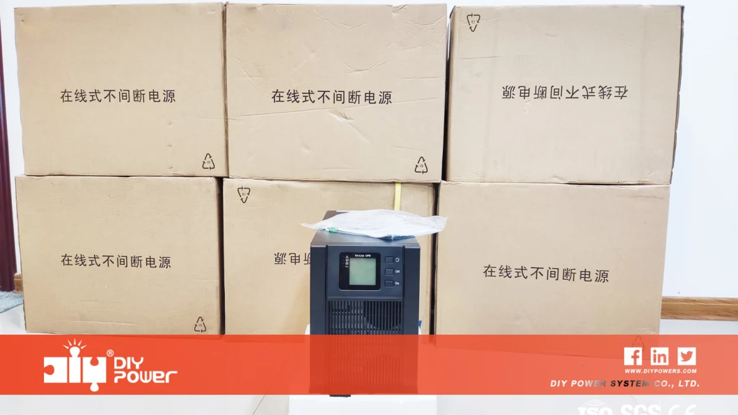 UPS Uninterruptible Power Supply 3 Phase Online Rack Mount 1kVA 3kVA 5kVA 10kVA on-Line Double Conversion China Factory